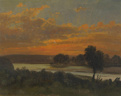 On the Platte River, Nebraska Albert Bierstadt